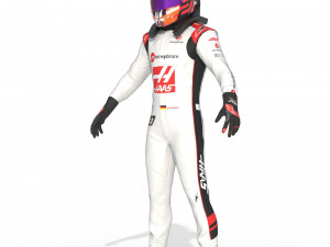F1 Haas Suit 2023 3D 模型