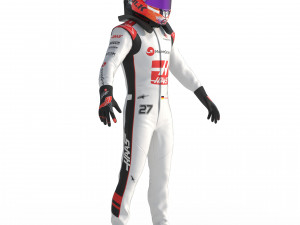 F1 Haas Suit 2023 3D 模型