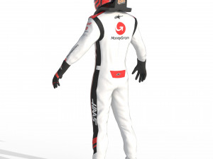 F1 Haas Suit 2023 3D 模型