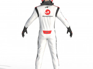 F1 Haas Suit 2023 3D 模型