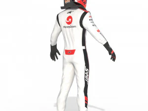 F1 Haas Suit 2023 3D Model
