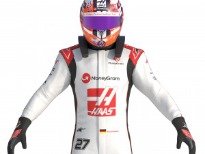 F1 Haas Suit 2023 3D 模型