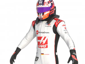 F1 Haas Suit 2023 3D Model