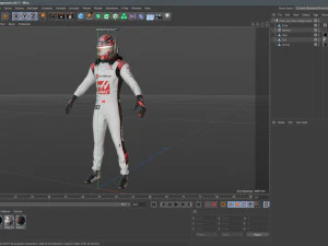 F1 Haas Suit 2023 3D Model