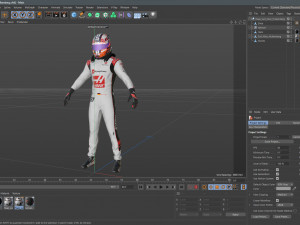 F1 Haas Suit 2023 3D 模型