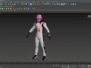F1 Haas Suit 2023 3D 模型