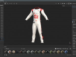 F1 Haas Suit 2023 3D 模型
