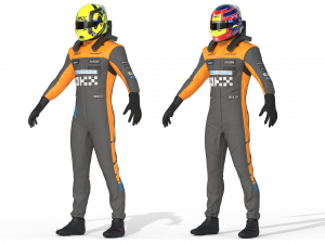 F1 McLaren Suit 2023 3D मॉडल