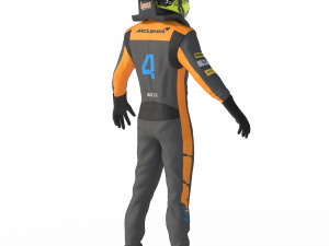 F1 McLaren Suit 2023 Modelo 3D