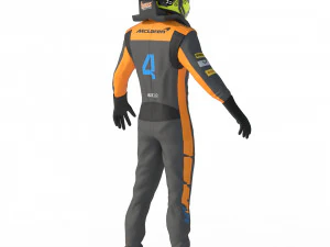 F1 McLaren Suit 2023 3D Model