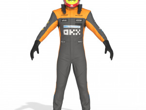 F1 McLaren Suit 2023 Modelo 3D