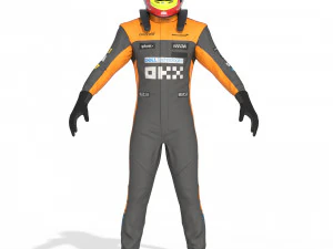 F1 McLaren Suit 2023 3D Model