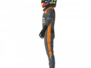 F1 McLaren Suit 2023 3D Model