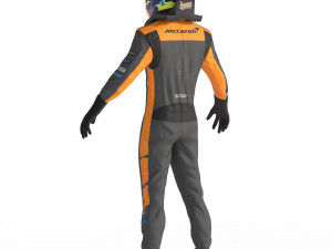 F1 McLaren Suit 2023 Modelo 3D