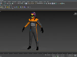 F1 McLaren Suit 2023 3D Model