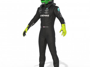 F1 Mercedes Suit 2023 Model 3D