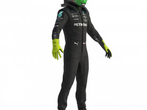 F1 Mercedes Suit 2023 3D Model