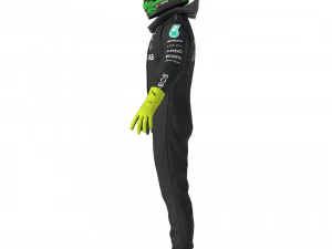 F1 Mercedes Suit 2023 3D Model
