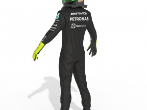 F1 Mercedes Suit 2023 Model 3D