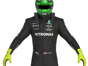 F1 Mercedes Suit 2023 Model 3D