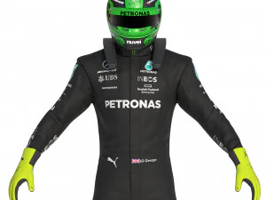 F1 Mercedes Suit 2023 3D Model