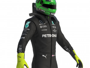 F1 Mercedes Suit 2023 Model 3D