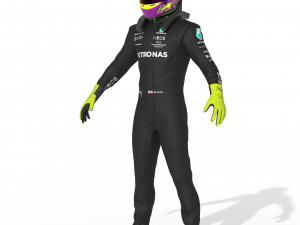 F1 Mercedes Suit 2023 Model 3D