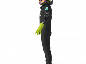 F1 Mercedes Suit 2023 3D Model