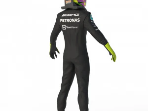 F1 Mercedes Suit 2023 3D Model