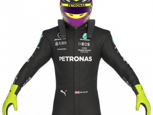F1 Mercedes Suit 2023 Model 3D