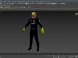 F1 Mercedes Suit 2023 Model 3D