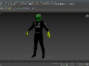 F1 Mercedes Suit 2023 Model 3D