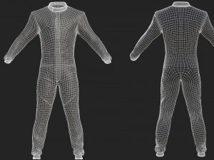 F1 Mercedes Suit 2023 3D Model