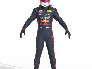 F1 Red Bul Suit 2023 3Dモデル