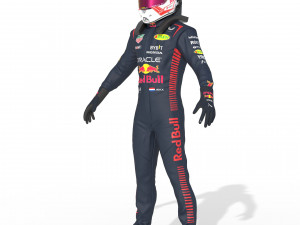 F1 Red Bul Suit 2023 3Dモデル
