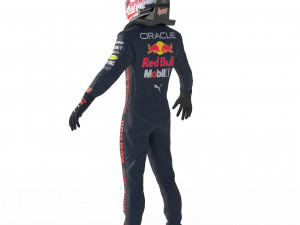 F1 Red Bul Suit 2023 3Dモデル