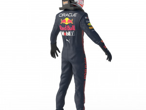 F1 Red Bul Suit 2023 3Dモデル