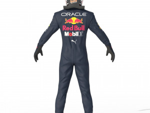 F1 Red Bul Suit 2023 3Dモデル