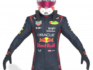 F1 Red Bul Suit 2023 3Dモデル
