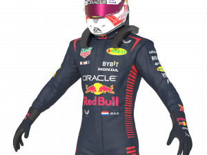 F1 Red Bul Suit 2023 3Dモデル