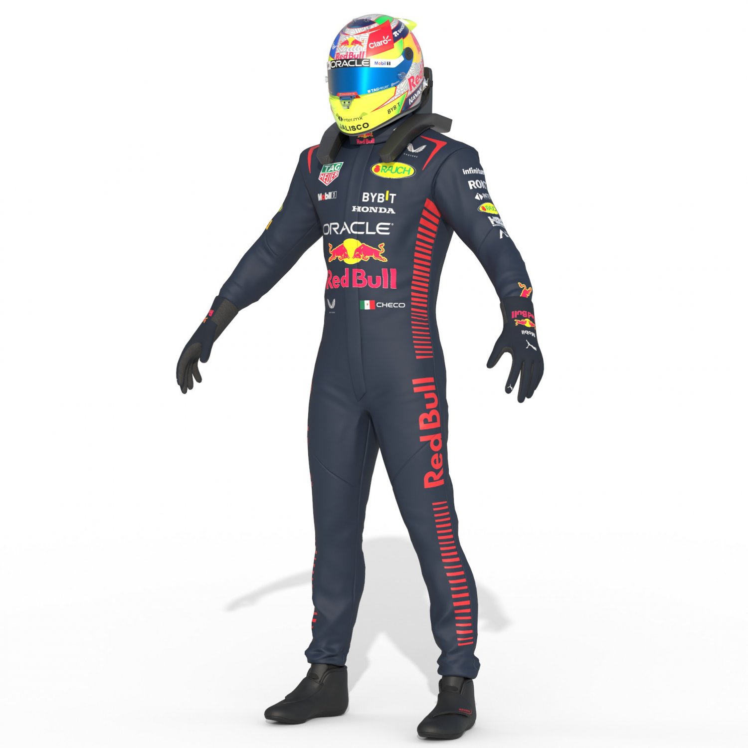 F1 Red Bul Suit 2023 3D Модель In Спортивные Товары 3DExport