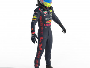 F1 Red Bul Suit 2023 3Dモデル