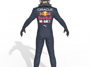 F1 Red Bul Suit 2023 3Dモデル