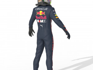 F1 Red Bul Suit 2023 3Dモデル