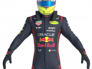 F1 Red Bul Suit 2023 3Dモデル