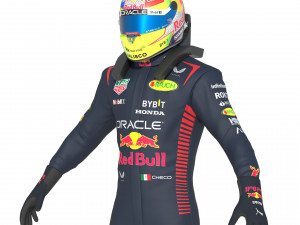F1 Red Bul Suit 2023 3Dモデル