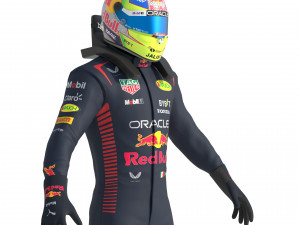 F1 Red Bul Suit 2023 3Dモデル