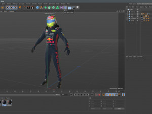 F1 Red Bul Suit 2023 3Dモデル
