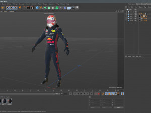 F1 Red Bul Suit 2023 3Dモデル
