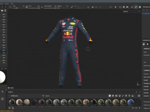 F1 Red Bul Suit 2023 3Dモデル